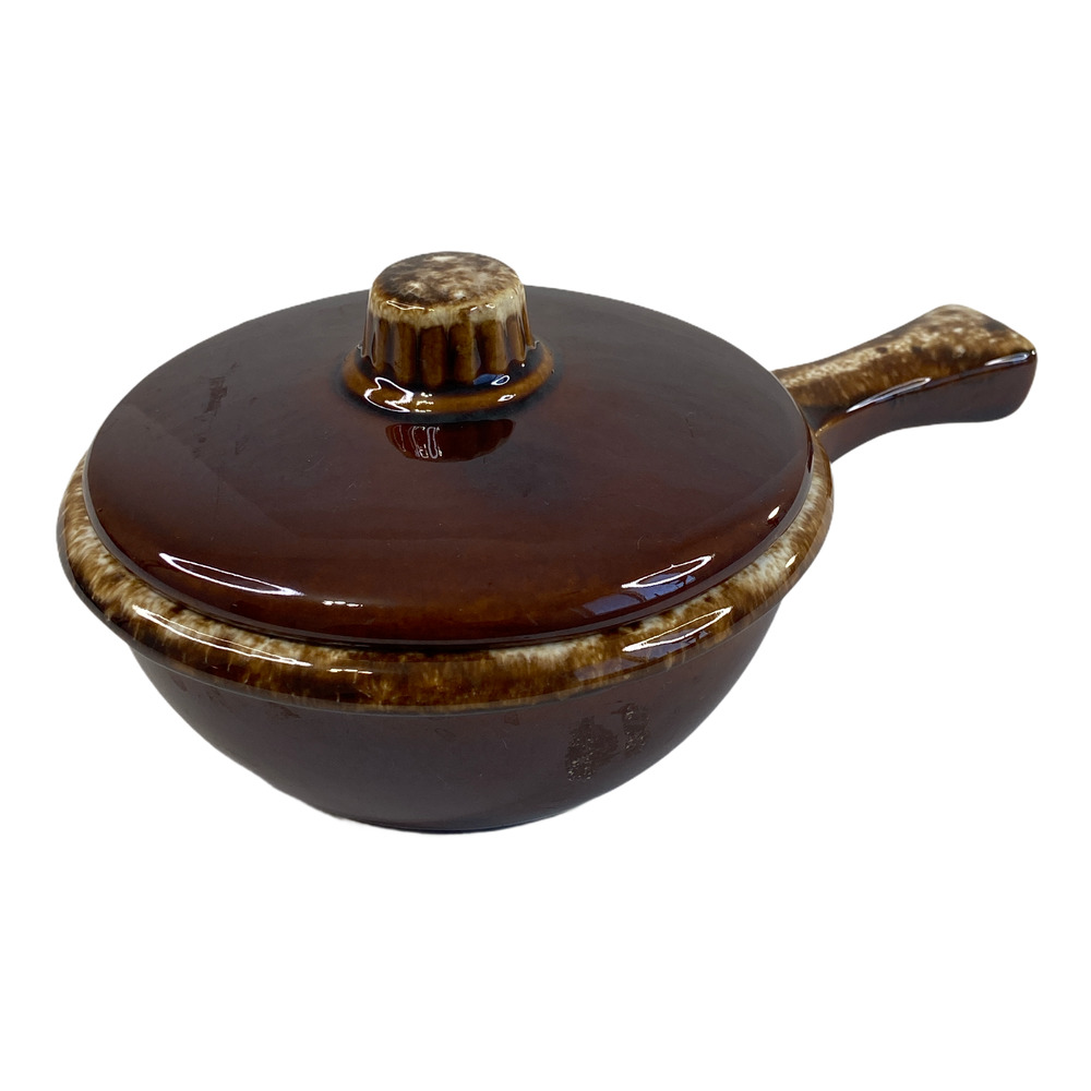 Hull Oven Proof Soup Handle Bowl w/Lid